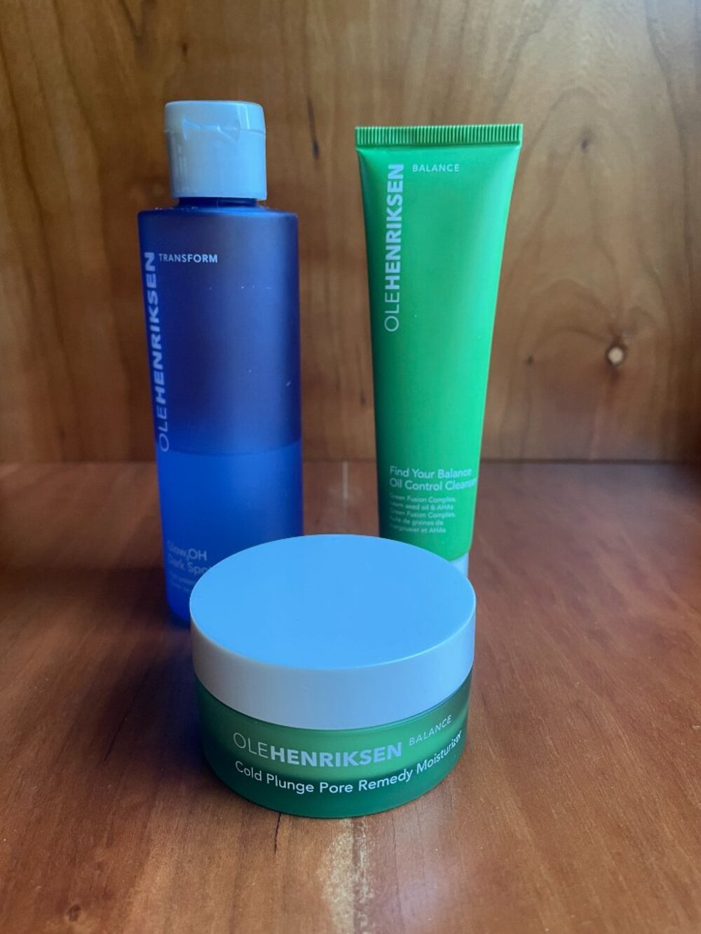 Ole Henriksen moisturizer, cleanser and toner